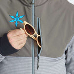 Airblaster Ninja Suit Pro II 2023 - Black suit with a white logo on the chest and black straps.