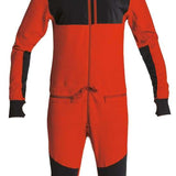 Airblaster Ninja Suit Pro II 2023 - Black snowsuit with red accents and a star logo on the chest.