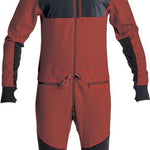 Airblaster Ninja Suit Pro II 2024 - Black snowsuit with red accents and a star logo on chest.