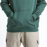 Airblaster Sasquatch ASC Hoodie 2023 - A forest green hoodie with a graphic of three Sasquatches carrying snowboards on it.