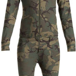 Airblaster Junior's Ninja Suit 2023 - Black ninja suit with a white trim and a black belt.