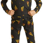 Airblaster Junior's Ninja Suit 2024 - Black ninja suit with yellow and red accents.