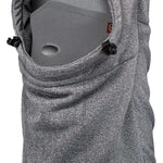 Airhole Airhood Polar Helmet Fit - 2024 model with a sleek black design and silver accents on the chin strap.