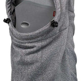 Airhole Airhood Polar Helmet Fit - 2024 model with a sleek black design and silver accents on the chin strap.