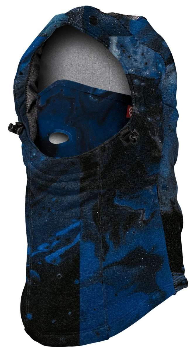 Airhole Airhood Polar Helmet Fit - 2024 model with a sleek black design and silver accents on the chin strap.