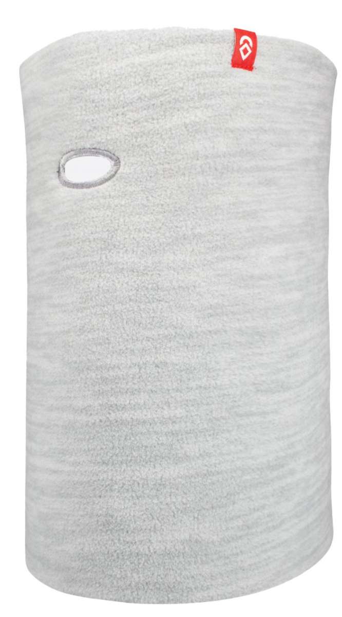 Airhole Airtube Classic Microfleece 2024 - Light gray fleece with a small oval-shaped hole on the left side.