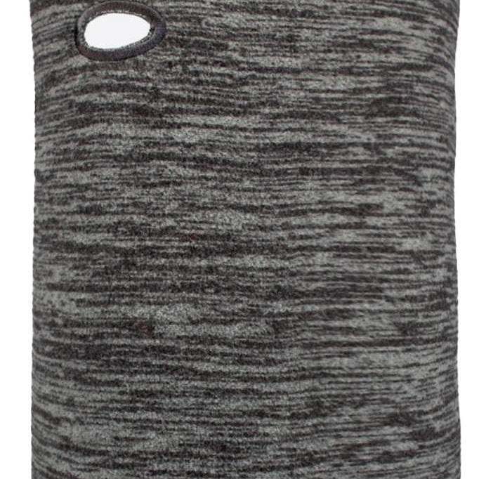 Airhole Airtube Classic Microfleece - This fleece tube is black and white marbled with a small red logo on top.