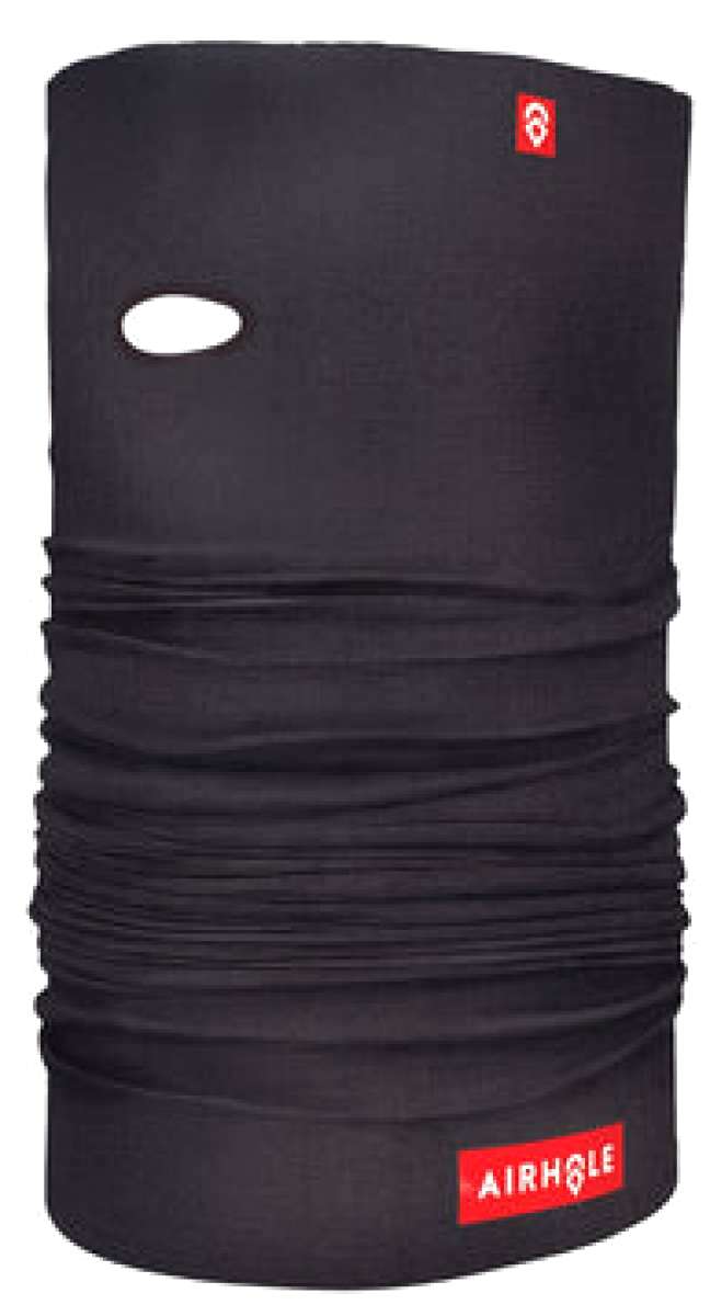 Airhole Drylite Airtube 2023 - Black tube with a small white logo on top and bottom, featuring an illustration of a person's head in profile wearing goggles and a helmet.