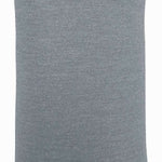 Airhole Ergo Merino Airtube - Gray fabric with a small oval cutout on the left side, near the top.