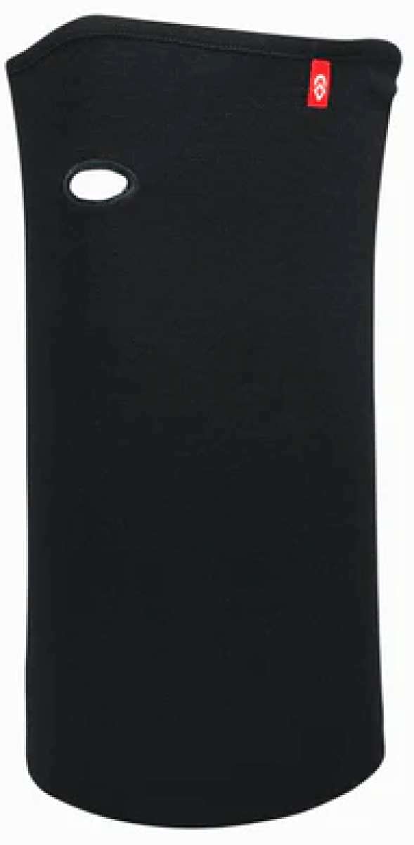 Airhole Airtube Ergo Merino 2024 - Black ski mask with a red logo on top and an oval cutout for the mouth.