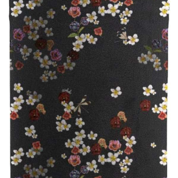 Airhole Ergo Milk Fleece Airtube - A black tube with a floral pattern of small white, pink, and yellow flowers.