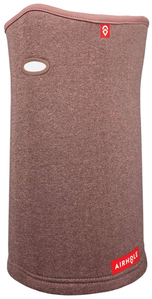 Airhole Airtube Ergo Polar 2024 - Red balaclava with a white logo on the top left and a small red tag at the bottom right.