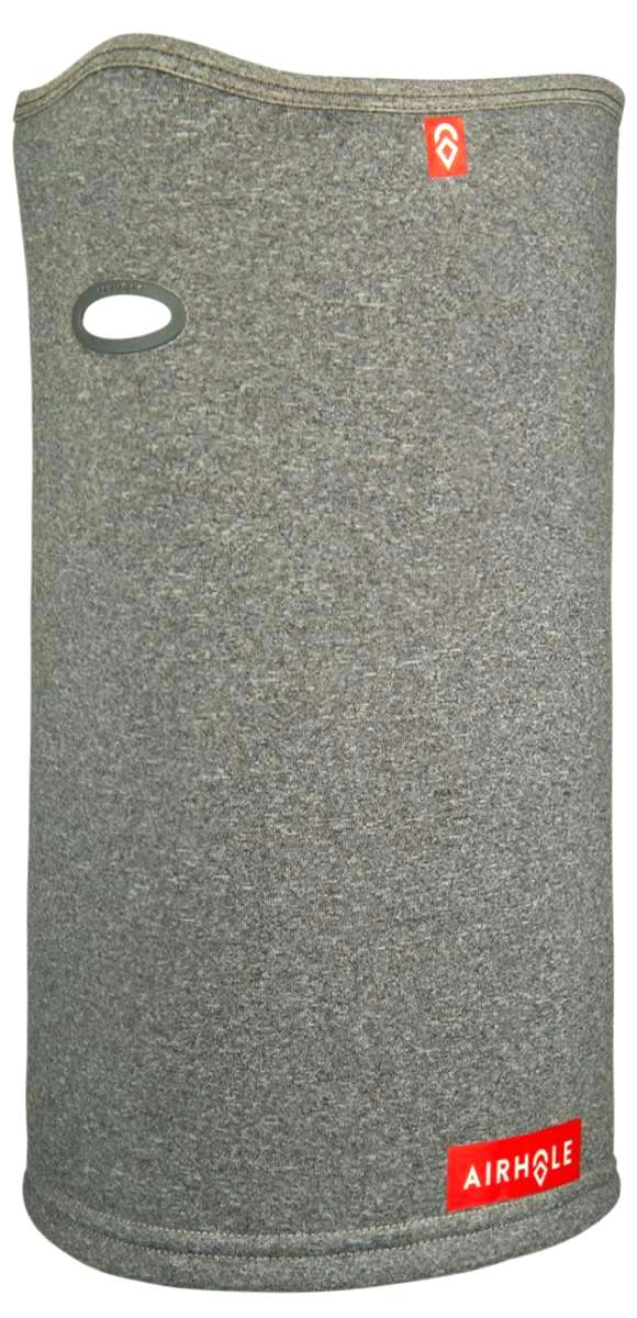 Airhole Ergo Polar Fleece Airtube - Gray fleece fabric with a small red logo on top left corner.