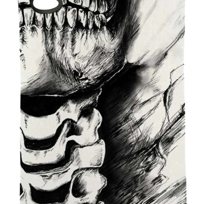 Airhole Ergo Polar Fleece Airtube - White fleece tube with black logo on one end and a small white oval tag near the other end.