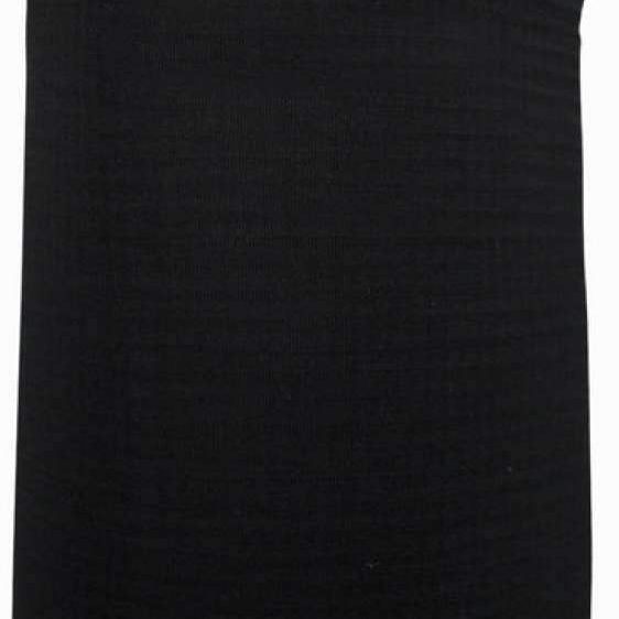 Airhole Ergo Waffle Fleece Airtube - Black fleece tube with a waffle pattern and an opening for the mouth on one side.