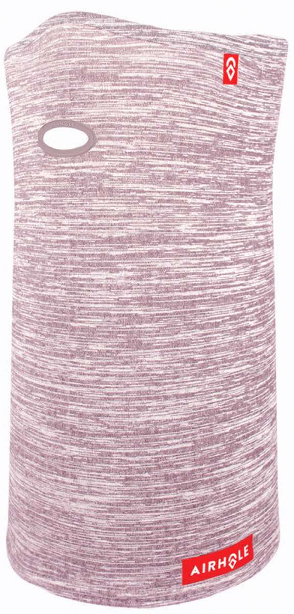 Airhole Ergo Waffle Fleece Airtube - Light-colored fleece fabric with a waffle pattern and an oval cutout on one side.