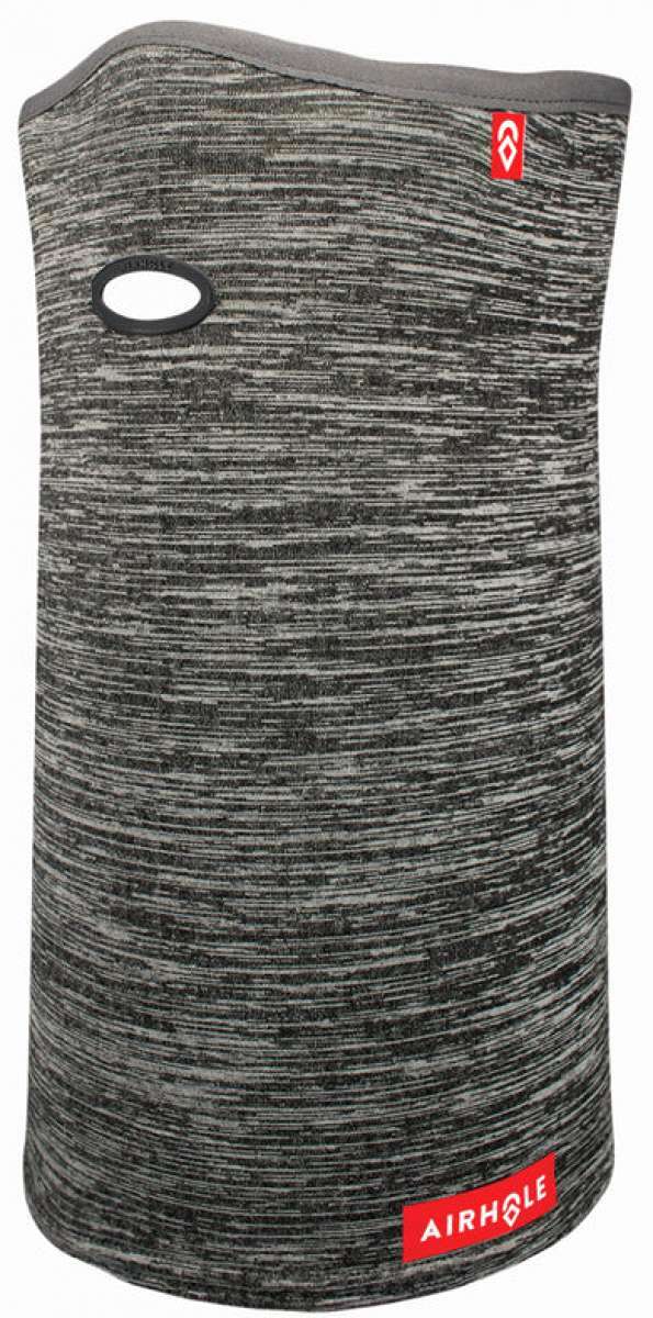 Airhole Ergo Waffle Fleece Airtube - Gray fleece fabric with a waffle pattern and black trim around the edges.