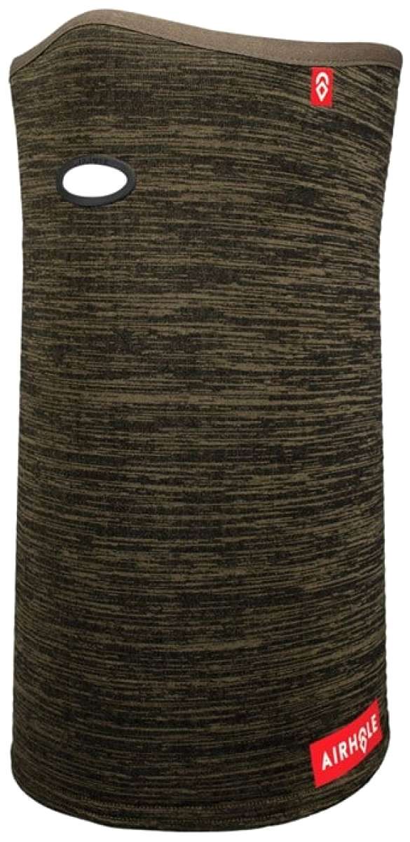 Airhole Airtube Ergo Waffle Knit - The mitten is dark gray with a waffle knit pattern and an elastic cuff at the wrist.