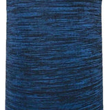 Airhole Airtube Ergo Waffle Knit 2024 - A navy blue balaclava with a waffle knit pattern and an oval cutout on the left side of the face.