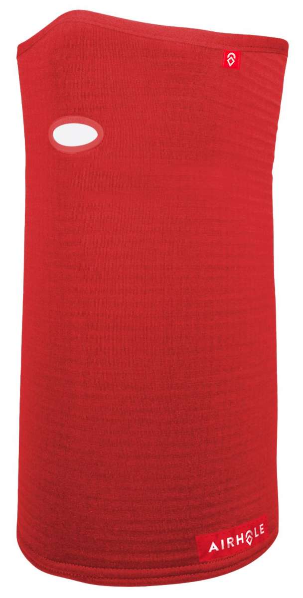 Airhole Airtube Ergo Waffle Knit - Red waffle-knit fabric with a small white logo on the upper right corner.