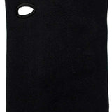 Airhole Polartec Shearling Fleece Airtube 2023 - Black fleece balaclava with a small oval cutout on the left side for eye visibility.