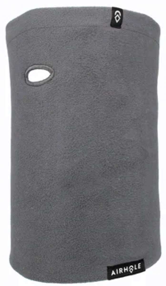 Airhole Airtube Polartec Shearling Fleece 2024 - Gray fleece with a small oval cutout on the left side.