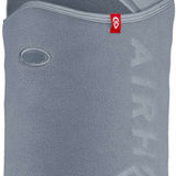 Airhole Balaclava Combo Microfleece Drytech 2024 - A gray balaclava with a fleece interior and dry-tech fabric on top, featuring an oval logo on the left side.