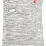 Airhole Balaclava Full Hinge Waffle - This balaclava is light gray with a waffle pattern on the chin area and has an oval-shaped logo in white text on the left side.