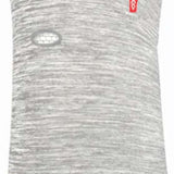 Airhole Balaclava Full Hinge Waffle - This balaclava is light gray with a waffle pattern on the chin area and has an oval-shaped logo in white text on the left side.