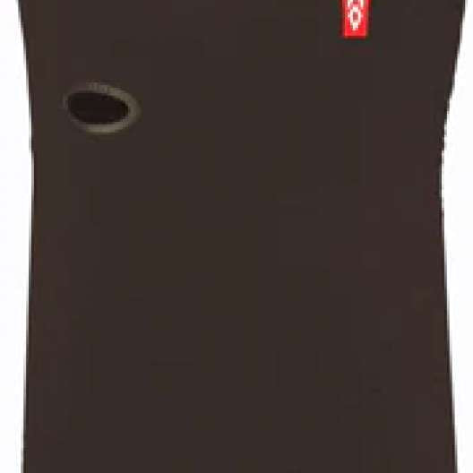 Airhole Balaclava Full Hinge Waffle - A black balaclava with a waffle pattern on the fabric and an Airhole logo in white on the left side of the chest area.