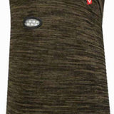 Airhole Balaclava Full Hinge Waffle - A brown balaclava with a waffle pattern on the fabric, featuring an oval-shaped ventilation hole in the center of the mask.