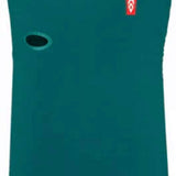 Airhole Balaclava Full Hinge Waffle - A dark green balaclava with a waffle pattern on the fabric and an Airhole logo in white on the left side of the chest area.