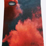 Airhole Balaclava Hinge Polar 2024 - Red and black balaclava with a hinge at the neck, featuring a red logo on the left side of the chest.