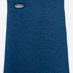 Airhole Balaclava Hinge Polar 2024 - A navy blue balaclava with a red logo on the left side of the neck area.