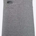 Airhole Balaclava Hinge Polar 2024 - Grey balaclava with a hinge at the neck and a small red logo on the left side.