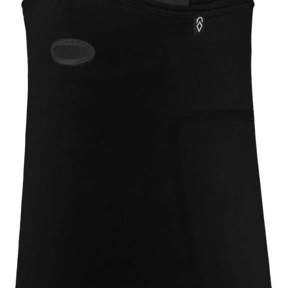 Airhole Balaclava Pro Polartech Power Dry Stretch 2024 - Black balaclava with a black mesh covering the eyes and nose area.