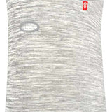 Airhole Full Hinge Waffle Knit Balaclava - A gray balaclava with a waffle knit pattern and an oval logo on the left side of the face.