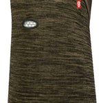 Airhole Full Hinge Waffle Knit Balaclava - A dark green balaclava with a waffle knit pattern and an oval-shaped air vent on the left side.