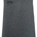 Airhole Hinge Polar Fleece Balaclava - A dark gray fleece balaclava with a red logo on the left side of the neck area.