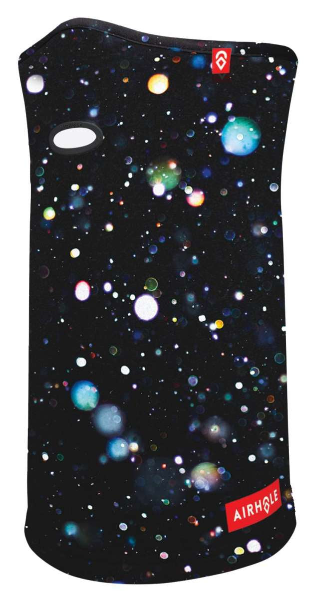 Airhole Junior's Airtube Ergo Polar 2024 - Black tube with white logo and red tag on top.