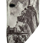 FACEMASK STANDARD 10K SS 12W - A black facemask with a white logo on the front.