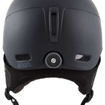 Anon Helo 2.0 Helmet - Matte black helmet with a white Anon logo on the front and ventilation holes along the top.