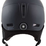 Anon Helo 2.0 Helmet - Matte black helmet with a white Anon logo on the front and ventilation holes along the top.