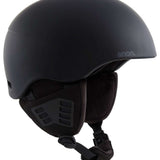 Anon Helo 2.0 Helmet 2022-2023 - Matte black helmet with a sleek, aerodynamic design and ventilation system visible on top.