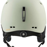 Anon Ladies Rodan Helmet 2022-2023 - A sage green helmet with a black chin strap and ventilation holes on top.