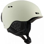 Anon Ladies Rodan Helmet 2022-2023 - A white helmet with a black visor and ventilation holes on top.