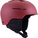 Anon Logan Wavecel Helmet 2024 - A matte black helmet with a white logo on the side and a small vent at the top.