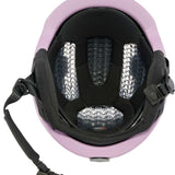 Anon Logan Wavecel Helmet 2024 - Black helmet with white logo on front and black straps.