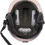 Anon Logan Wavecel Helmet 2024 - Black helmet with white accents, featuring a wave pattern on the side and a small logo near the back.