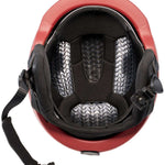 Anon Logan Wavecel Helmet 2024 - Black helmet with white logo on front and back, black chin strap, and silver hardware.